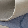 Feizy Anya 8887F Transitional Abstract Rug in Blue/Ivory