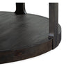 Magnussen Home Boswell Peppercorn Round Cocktail Table With Casters