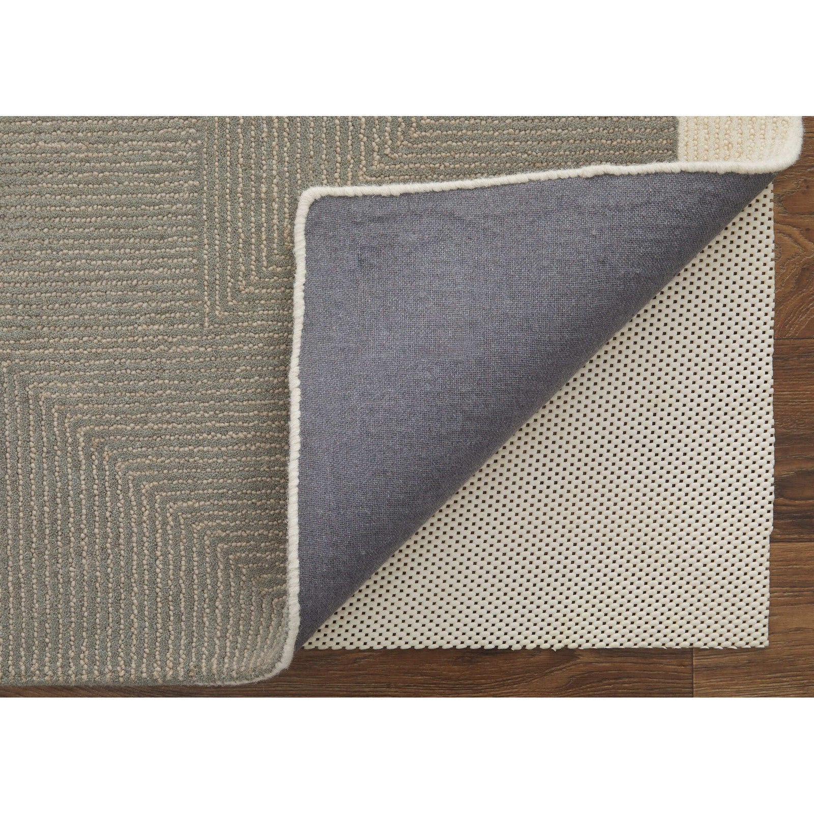 Feizy Maguire 8904F Transitional Abstract Rug in Taupe/Black