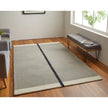 Feizy Maguire 8904F Transitional Abstract Rug in Taupe/Black