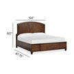 Salt Life Home Sugar Mill Spiced Rum Queen Panel Bed