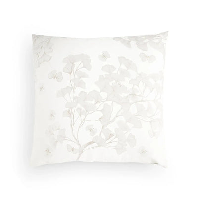 Michael Aram Butterfly Ginkgo Euro Shams - Stone and White