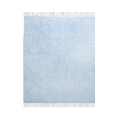 Michael Aram Butterfly Ginkgo Throw Sky and White