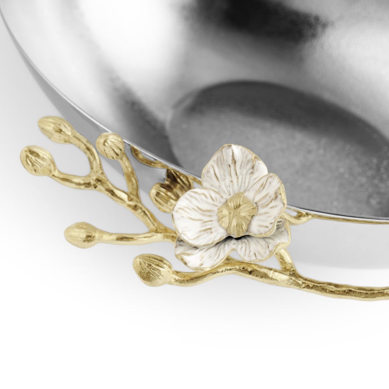 Michael Aram Orchid Low Oval Bowl