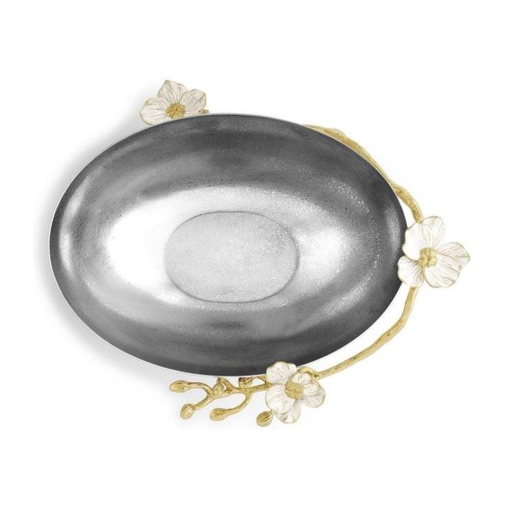 Michael Aram Orchid Low Oval Bowl