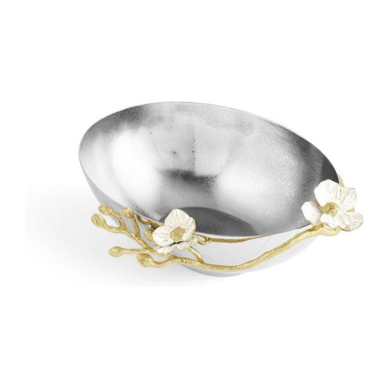 Michael Aram Orchid Low Oval Bowl