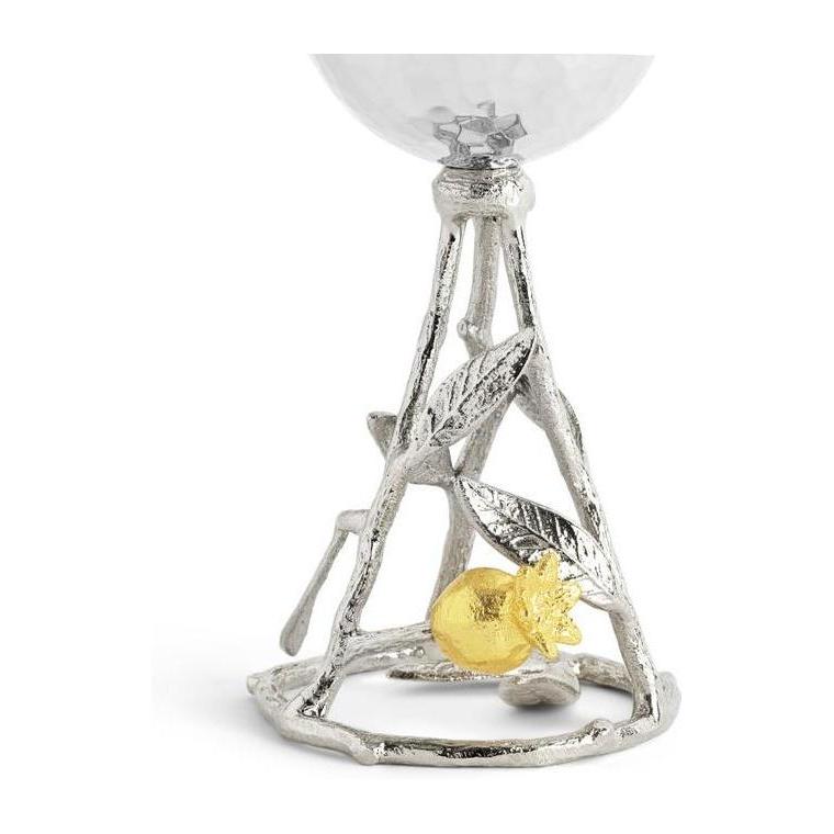 Michael Aram Pomegranate Silver & Gold Kiddish Cup