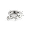 Michael Aram Silver Orchid Caviar Dish With Spoon