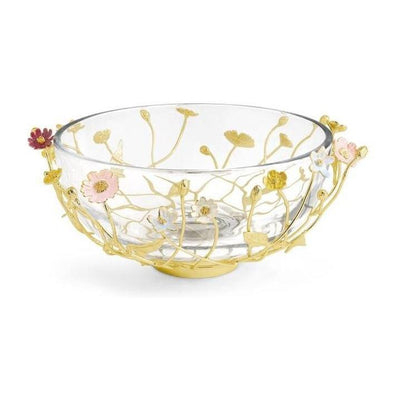 Michael Aram Wildflowers Large Glass Bowl