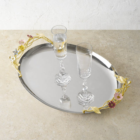 Michael Aram Wildflowers Medium Oval Tray