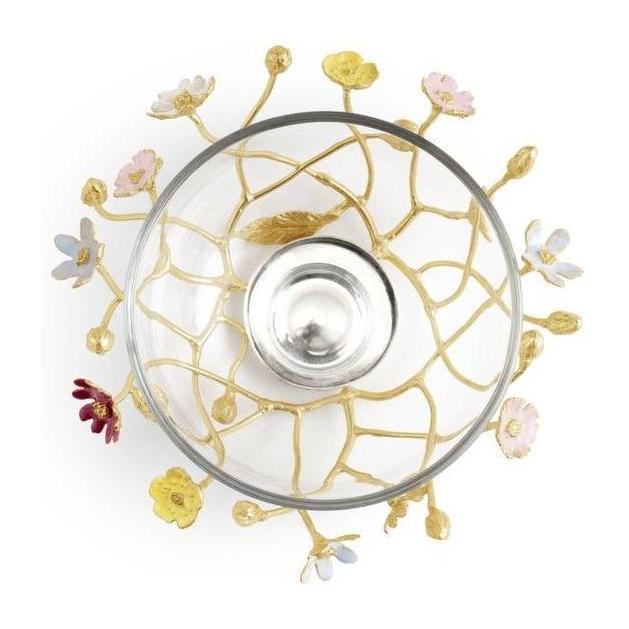 Michael Aram Wildflowers Small Glass Bowl