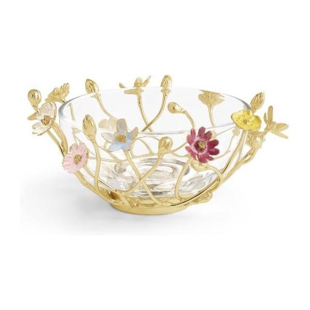 Michael Aram Wildflowers Small Glass Bowl