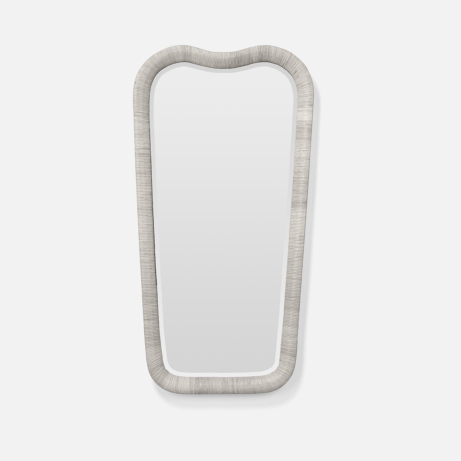 Anela Handwoven Rattan Mirror