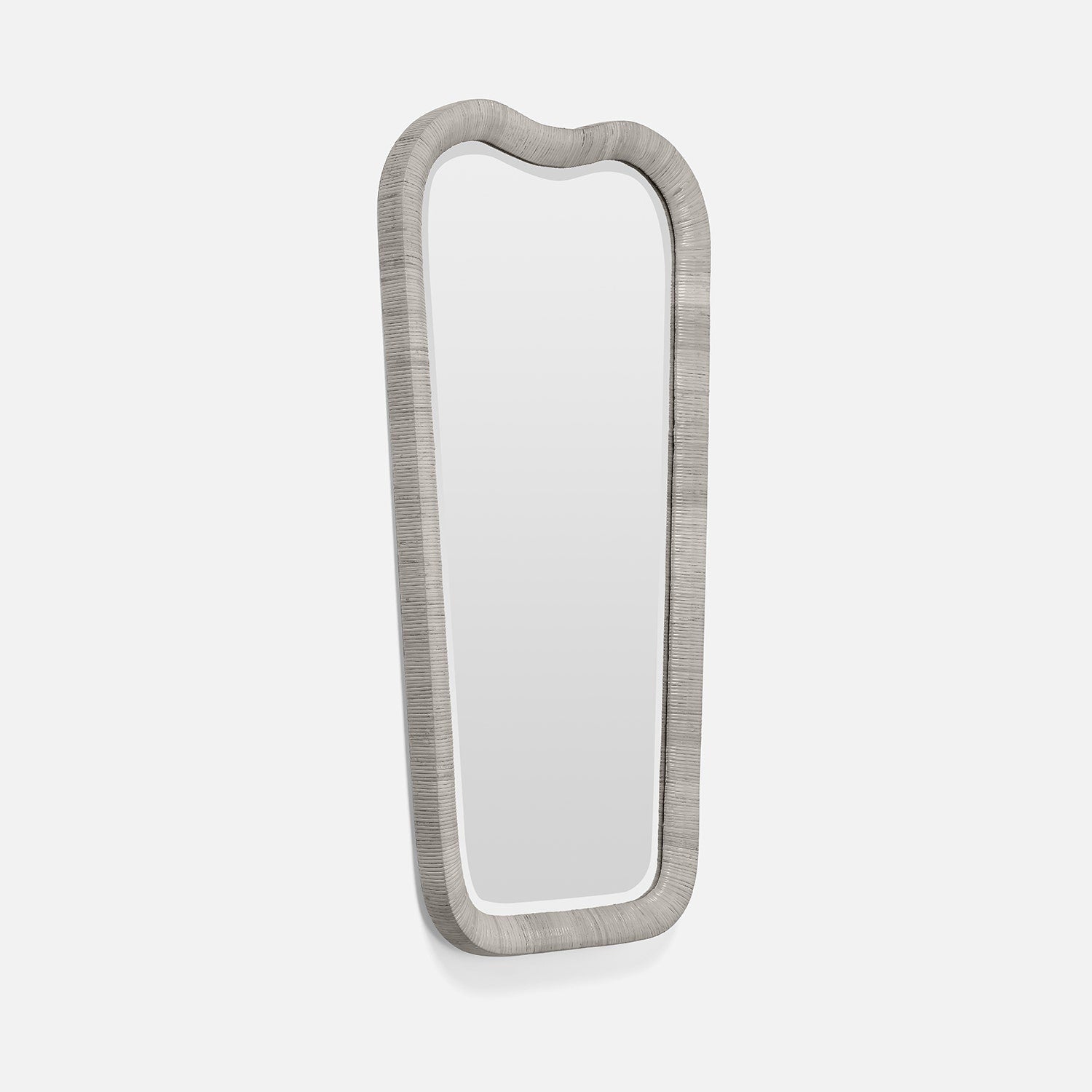 Anela Handwoven Rattan Mirror