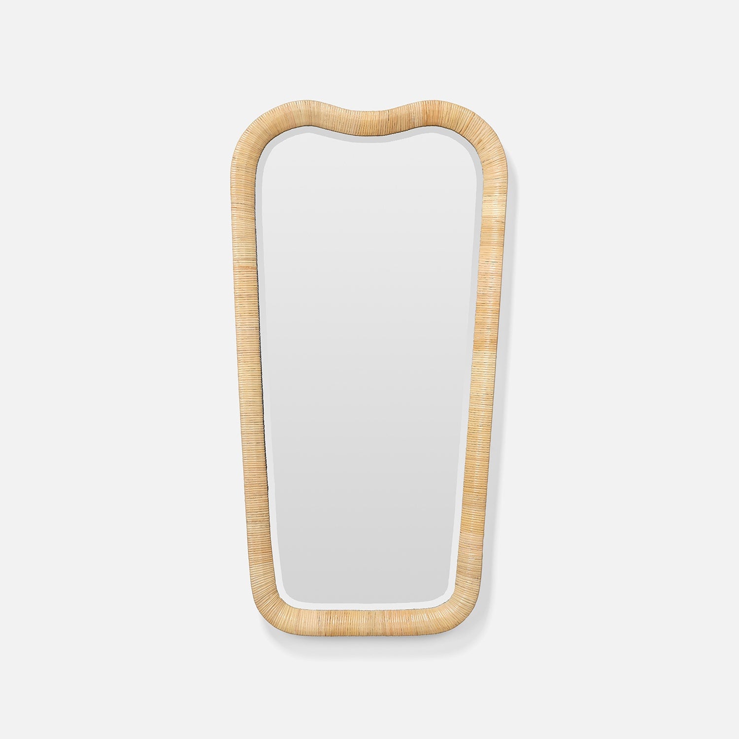 Anela Handwoven Rattan Mirror