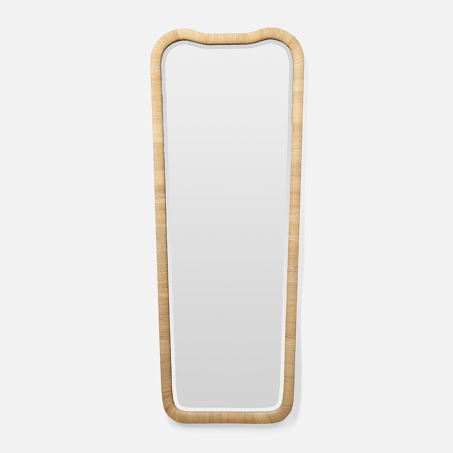 Anela Handwoven Rattan Mirror