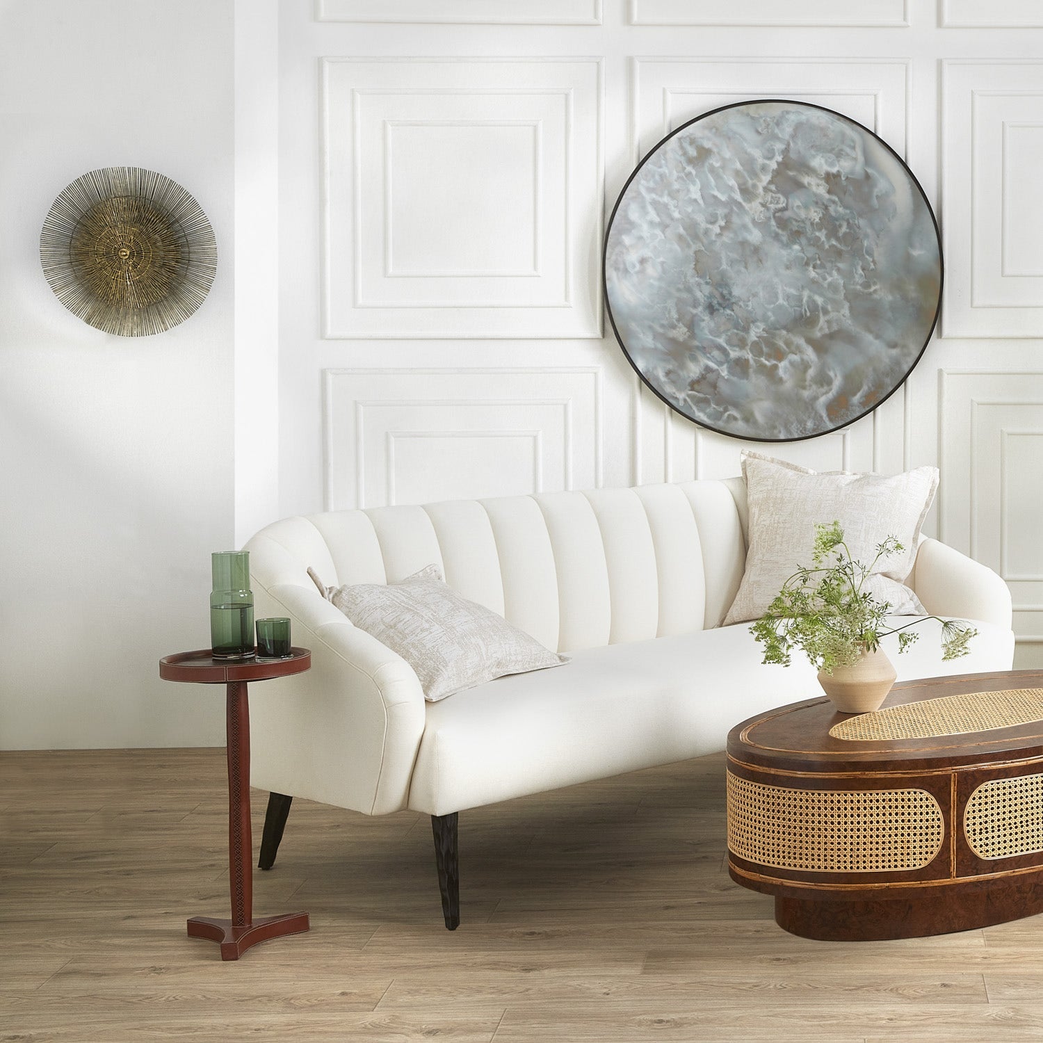 Made Goods Benson Round Mirror
