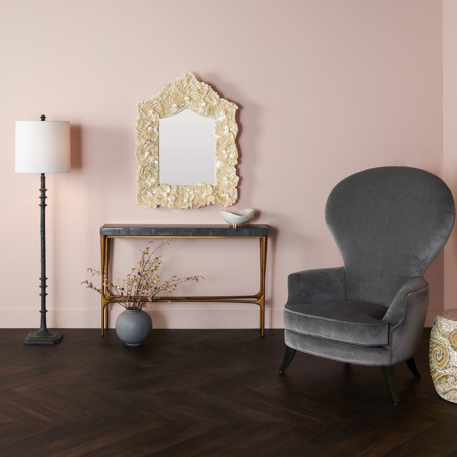 Made Goods Dahlia Mirror