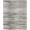 Feizy Colton 8A56F Modern Abstract Rug in Black/Ivory