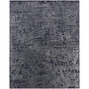 Feizy Whitton 8891F Modern Abstract Rug in Black/Gray/Ivory