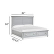 Magnussen Home Charleston Harbor Gray California King Grey Panel Bed