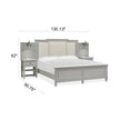 Magnussen Home Glenbrook Pebble Upholstered Wall Bed
