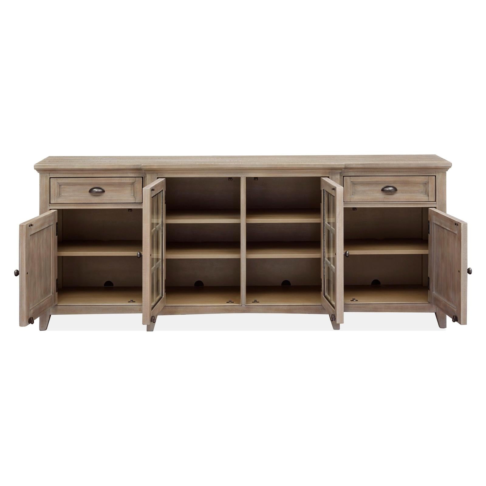 Magnussen Home Paxton Place Dovetail Grey Console