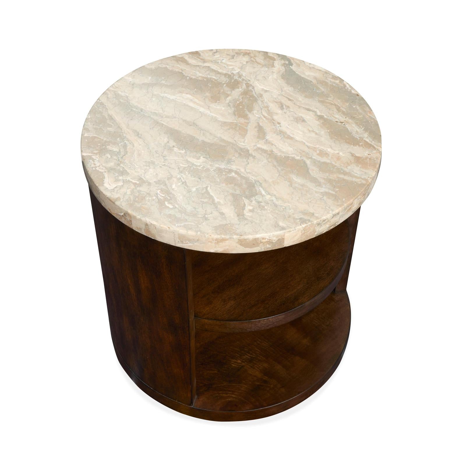 Magnussen Home Mcpherson Burnt Umber End Table