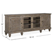 Magnussen Home Calistoga Dovetail Grey Console