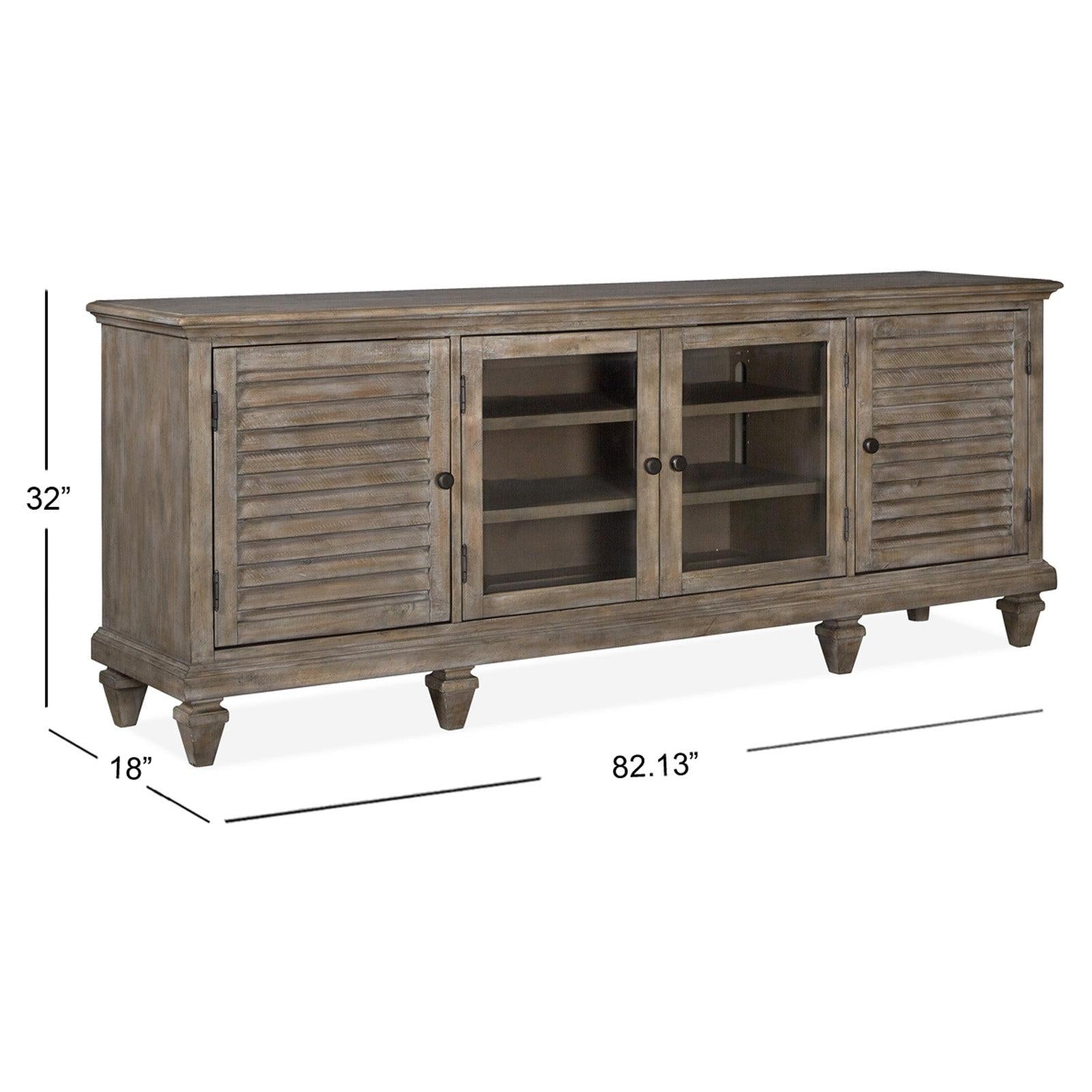 Magnussen Home Calistoga Dovetail Grey Console