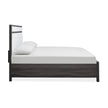 Magnussen Home Merrifield Raisin Black Upholstered Panel Bed