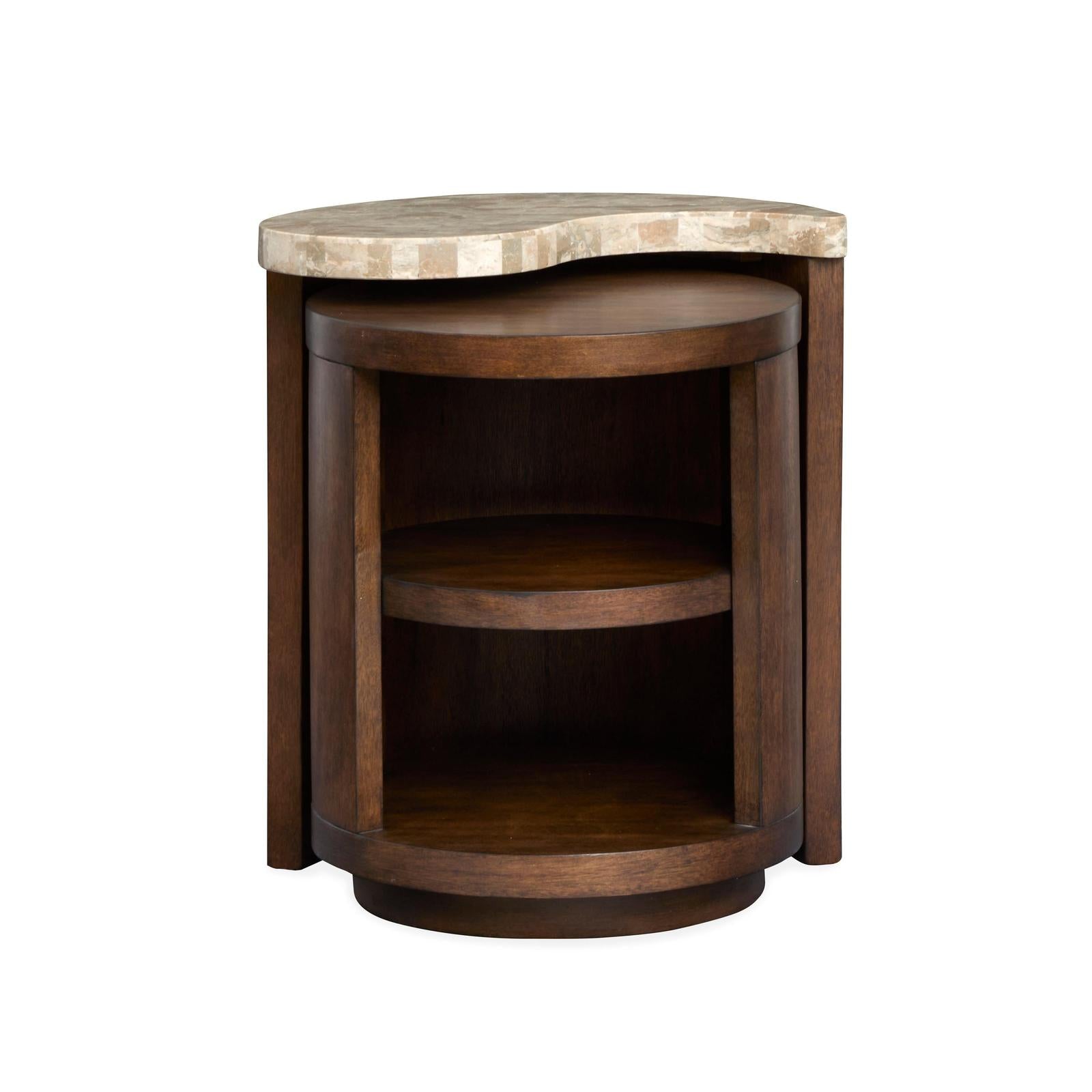 Magnussen Home Mcpherson Burnt Umber End Table