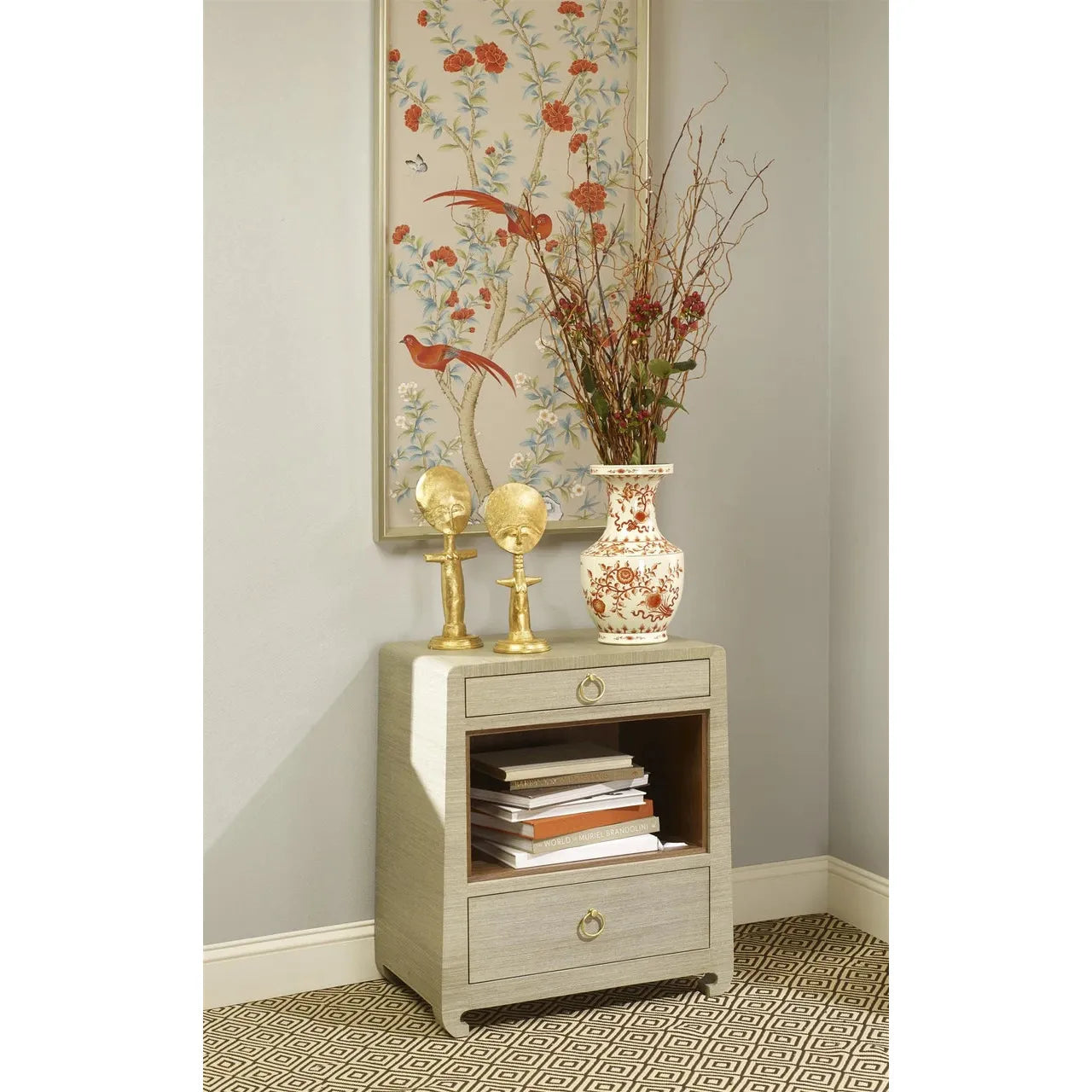 Villa & House Ming 2-Drawer Side Table