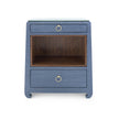 Villa & House Ming 2-Drawer Side Table with Glass Top