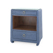 Villa & House Ming 2-Drawer Side Table with Glass Top