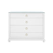 Villa & House Ming Large 4-Drawer with Glass Top
