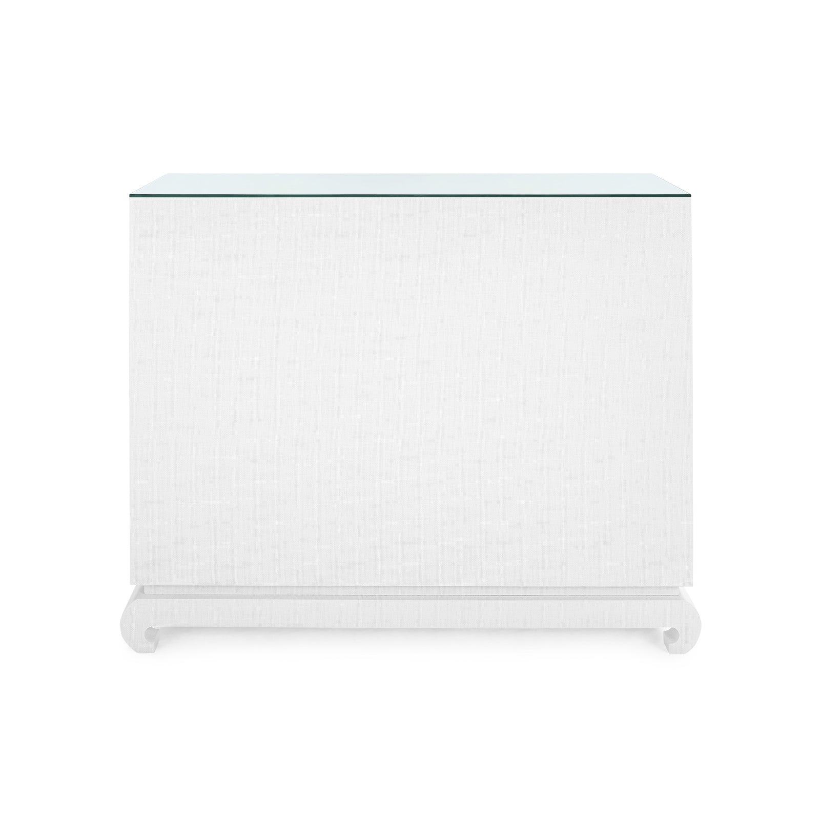 Villa & House Ming Large 4-Drawer with Glass Top