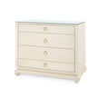Villa & House Ming Large 4-Drawer with Glass Top