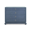 Villa & House Ming Large 4-Drawer with Glass Top