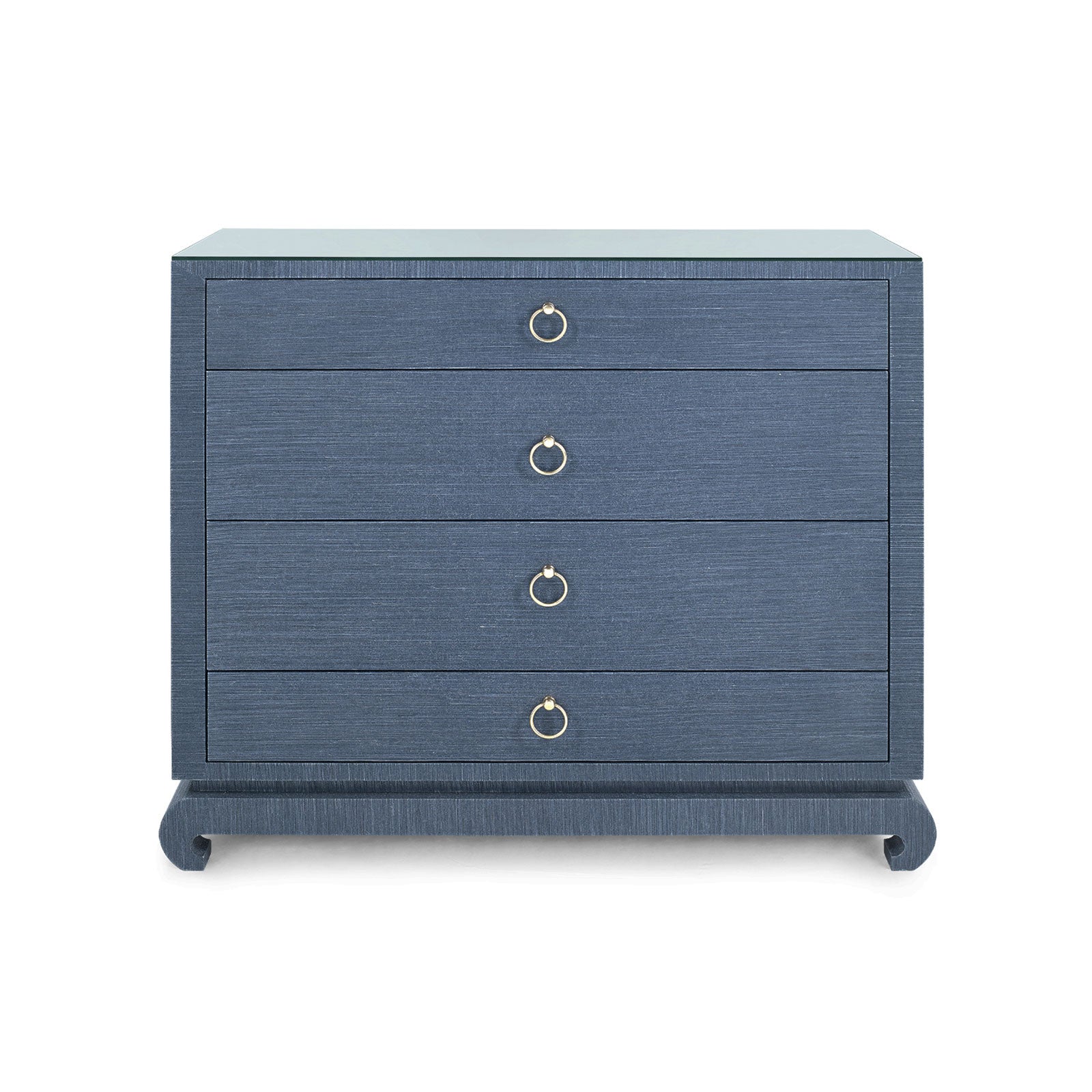 Villa & House Ming Large 4-Drawer with Glass Top