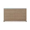 Villa & House Ming Extra Large 8-Drawer with Glass Top