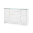 Villa & House Ming Extra Large 8-Drawer with Glass Top