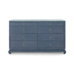 Villa & House Ming Extra Large 8-Drawer with Glass Top