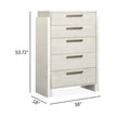 Magnussen Home Lorelei Misty Cloud Drawer Chest