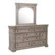 Pulaski Furniture Kingsbury French Gray 8 Drawer Dresser