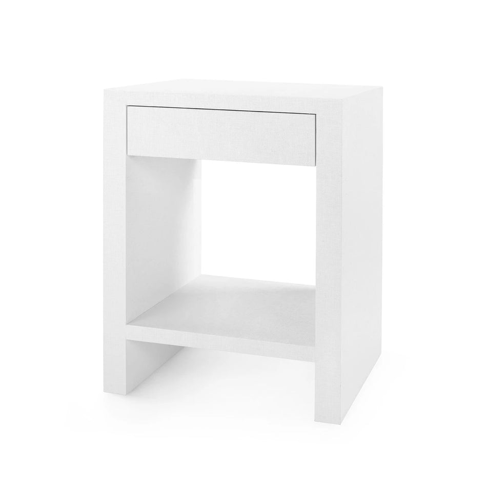 Villa & House Morgan Grasscloth Side Table