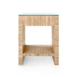 Villa & House Morgan Side Table with Glass Top