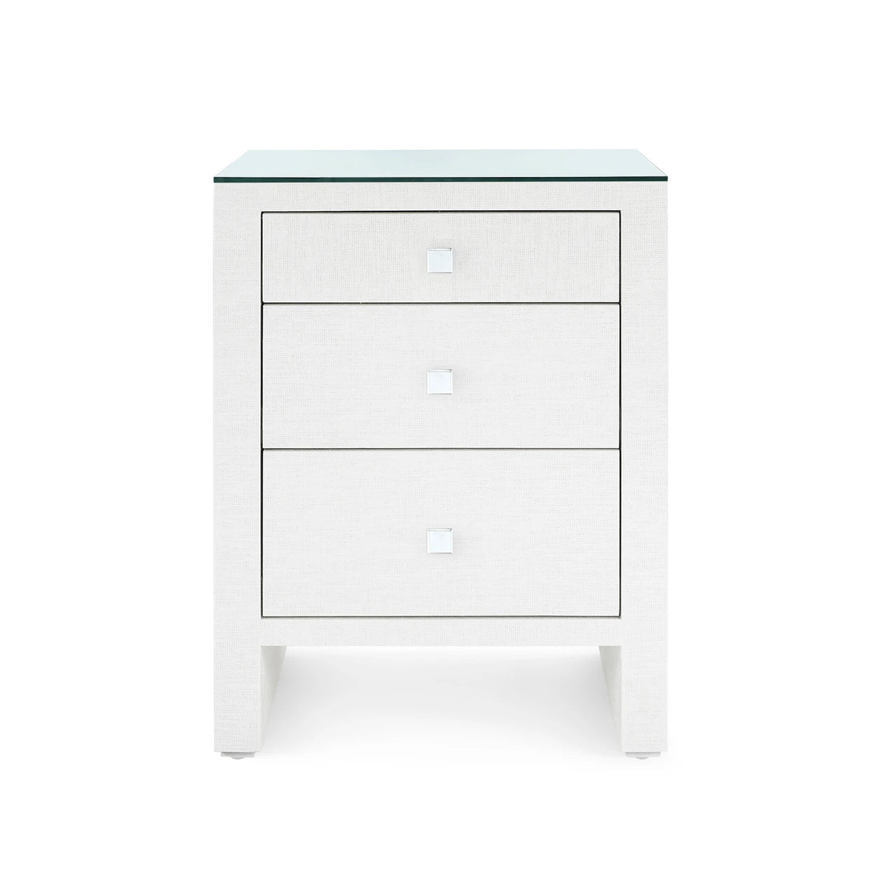 Villa & House Morgan Grasscloth Side Table