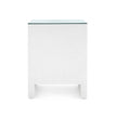 Villa & House Morgan Grasscloth Side Table