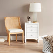 Villa & House Morgan Grasscloth Side Table
